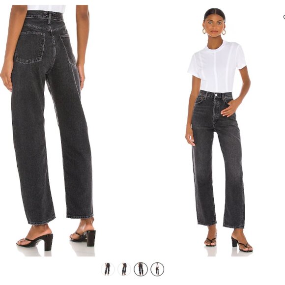 AGOLDE 90's Mid Rise Loose Jeans in Photogram Size 25 - Picture 2 of 14